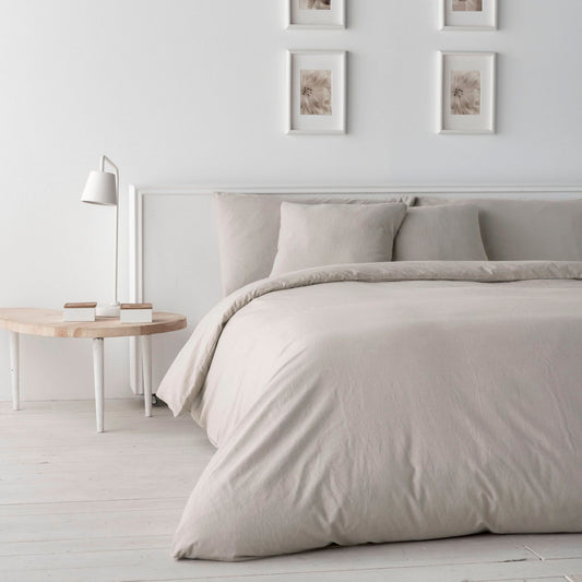 Funda de Plumón Lino Crudo - 1 plaza