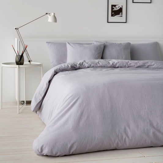 Funda de Plumón Lino Gris - 2 plazas