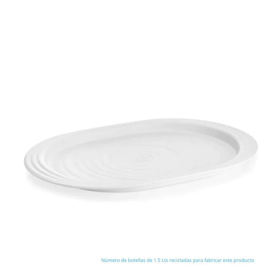 Bandeja Blanca 48cms - Colección Tierra