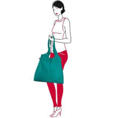 Bolsa de Compras plegable grande - Verde