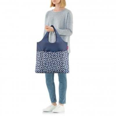 Bolsa de Compras plegable - plus signature navy