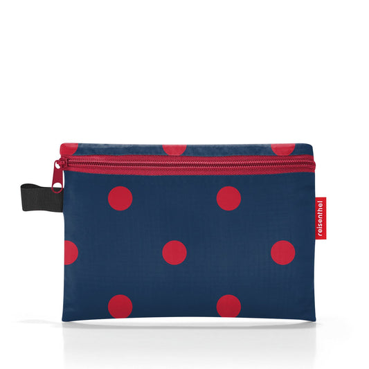 Bolso de Viaje plegable porta maleta - mixed dots red
