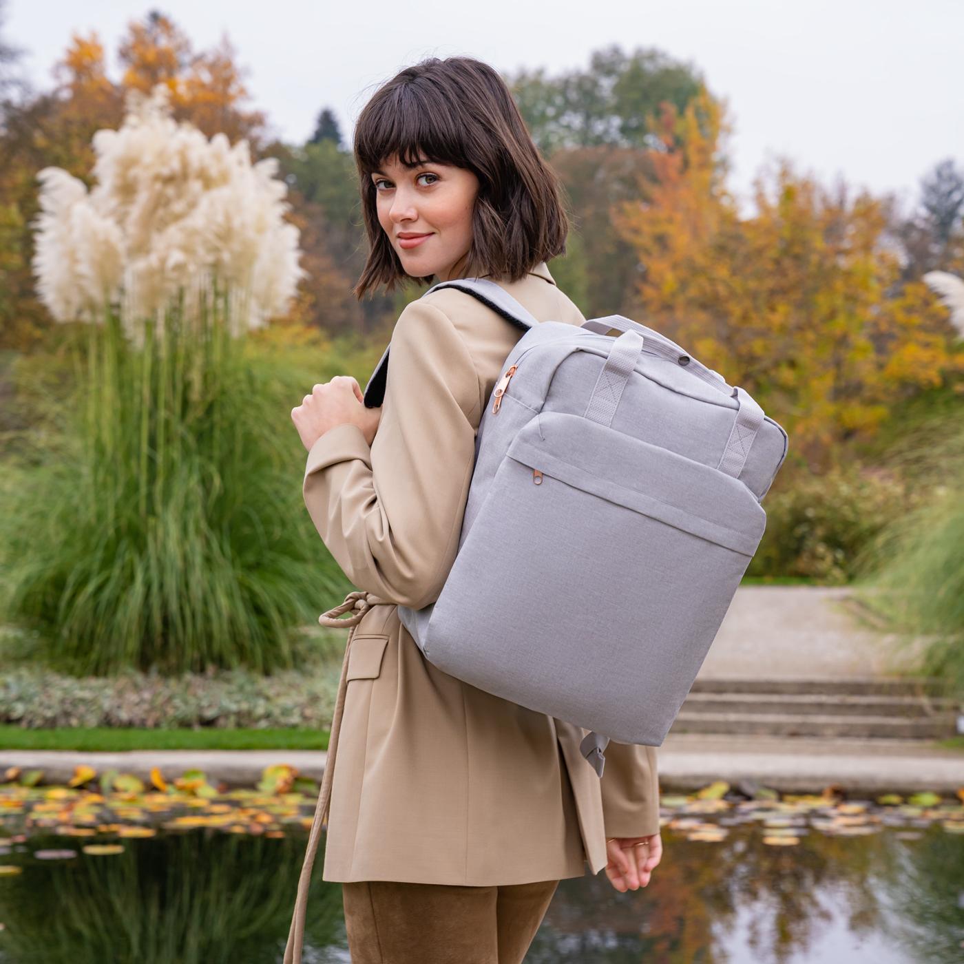 Mochila allday M - twist sky rose