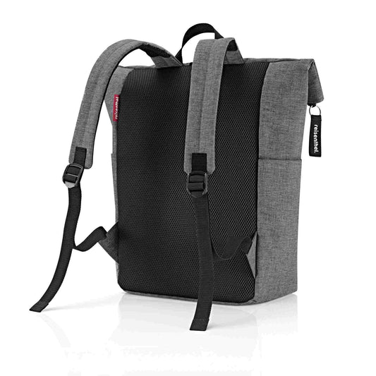 Mochila rolltop - twist silver