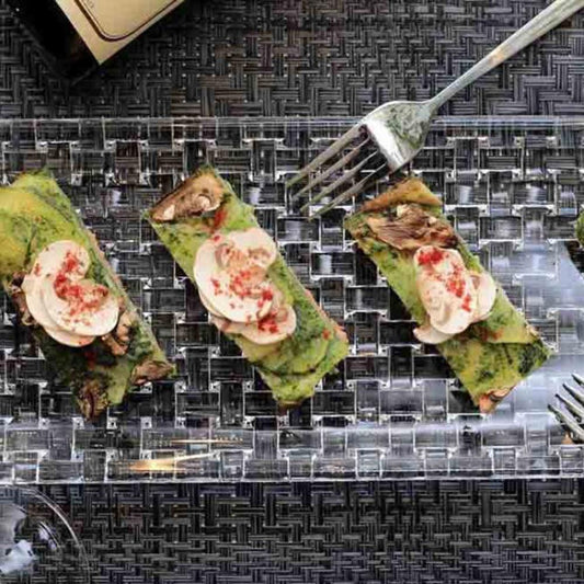 Bossa Nova plato rectangular 42 cms