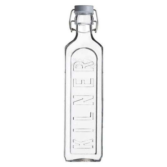 Botella tapa gris con cierre clip 1 Lt base