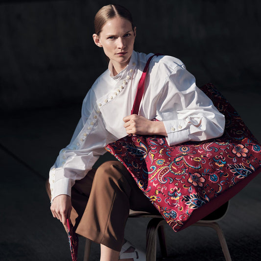 Bolso Urbano Shopper XL- paisley ruby