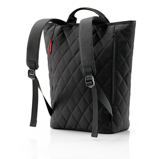 Mochila shopper backpack - rhombus black