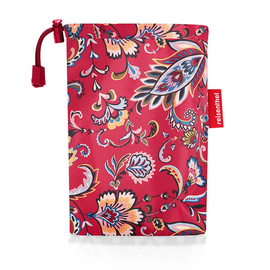 Poncho plegable - paisley ruby