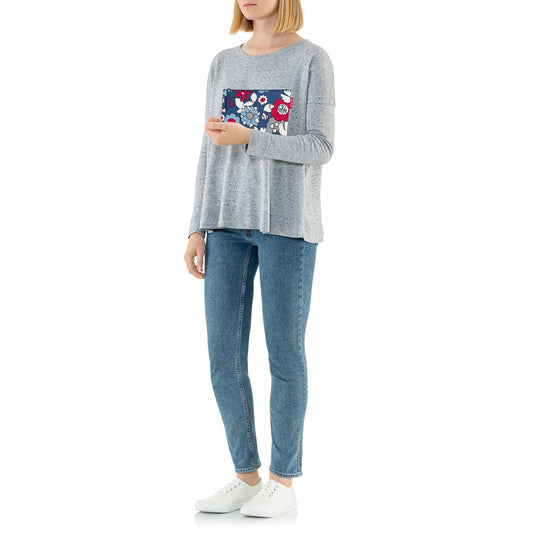 Estuche multiuso - florist indigo