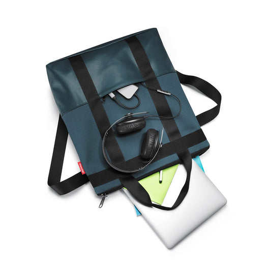 Mochila daypack canvas - blue