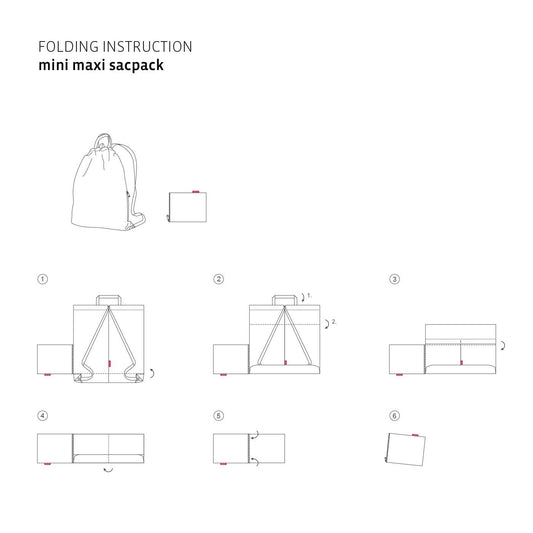 Bolsa Mochila plegable sacpack - dots