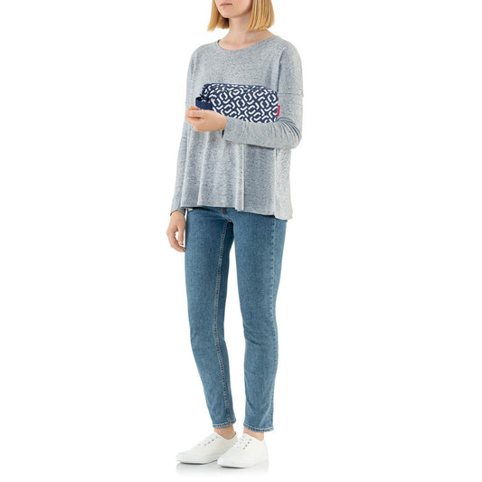 Neceser doble cierre duocase - signature navy