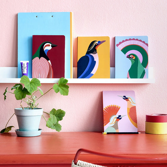 Cuaderno A5 Paradise bird Flores