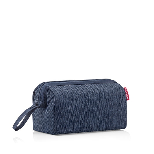 Neceser de viaje travelcosmetic - herringbone dark blue