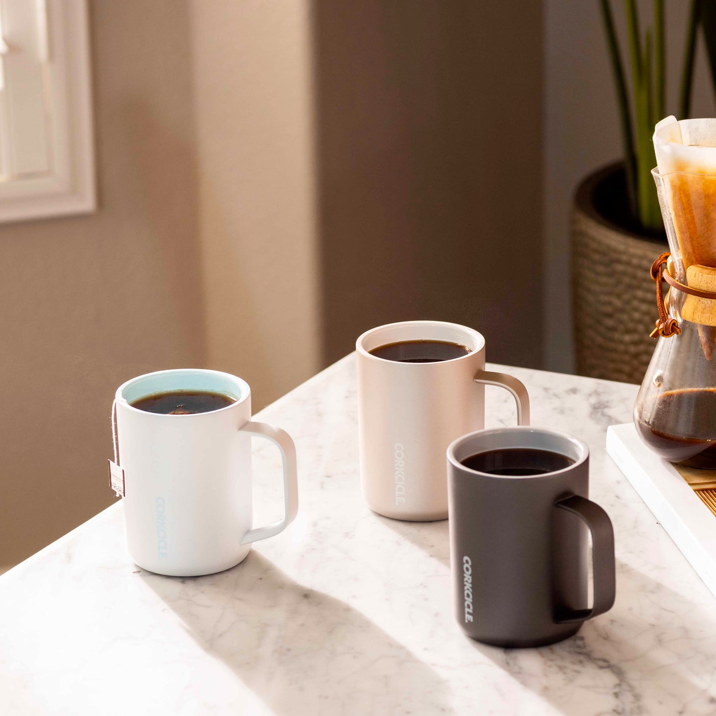 Tazón Térmico Mug 475ml Ceramic White / Powder Blue