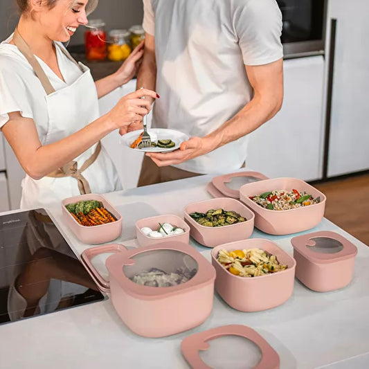 Contenedor Store&More BIO Anti-Derrame Palo Rosa 450ml