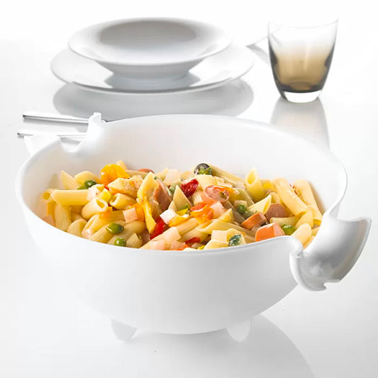 Colador y Bowl Spin&Drain Gris