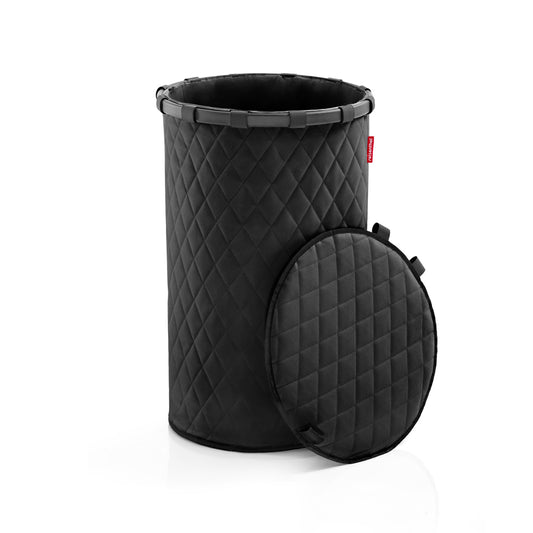 Tapa canasto multiuso homebasket rhombus - black