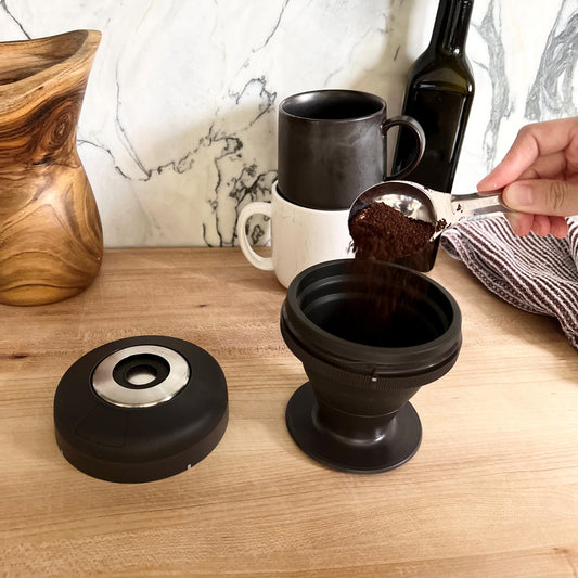 Cafetera A Presión Palmpress Espresso Black