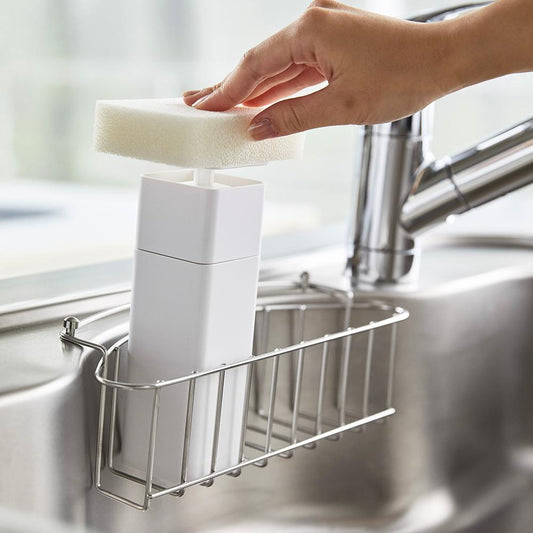 Dispensador Jabón Push Blanco