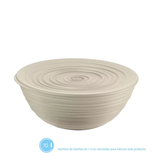 Contenedor con Tapa Arena 25cms - Colección Tierra