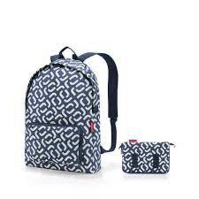 Mochila plegable - signature navy