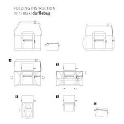 Bolso deportivo plegable - green