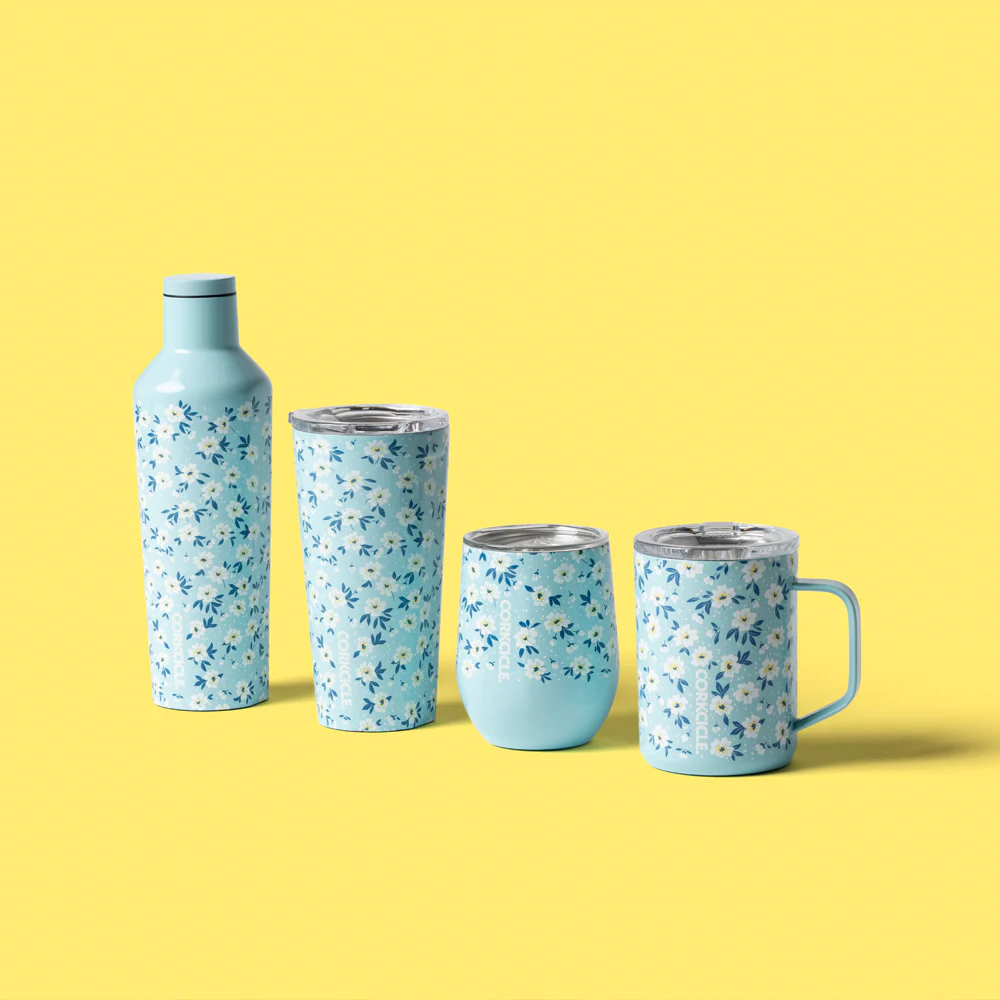 Vaso Térmico 475ml Ditsy Floral Blue