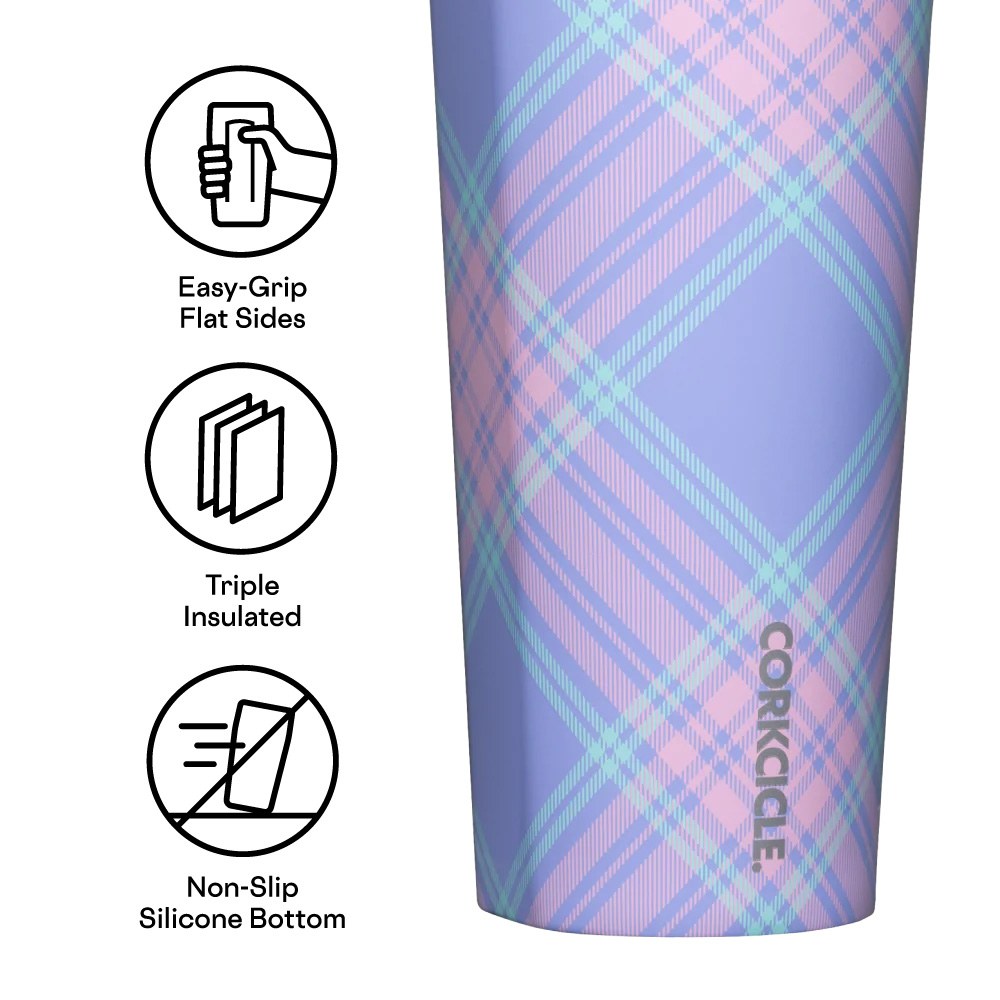 Vaso Térmico Cold Cup 700ml Springtime Plaid