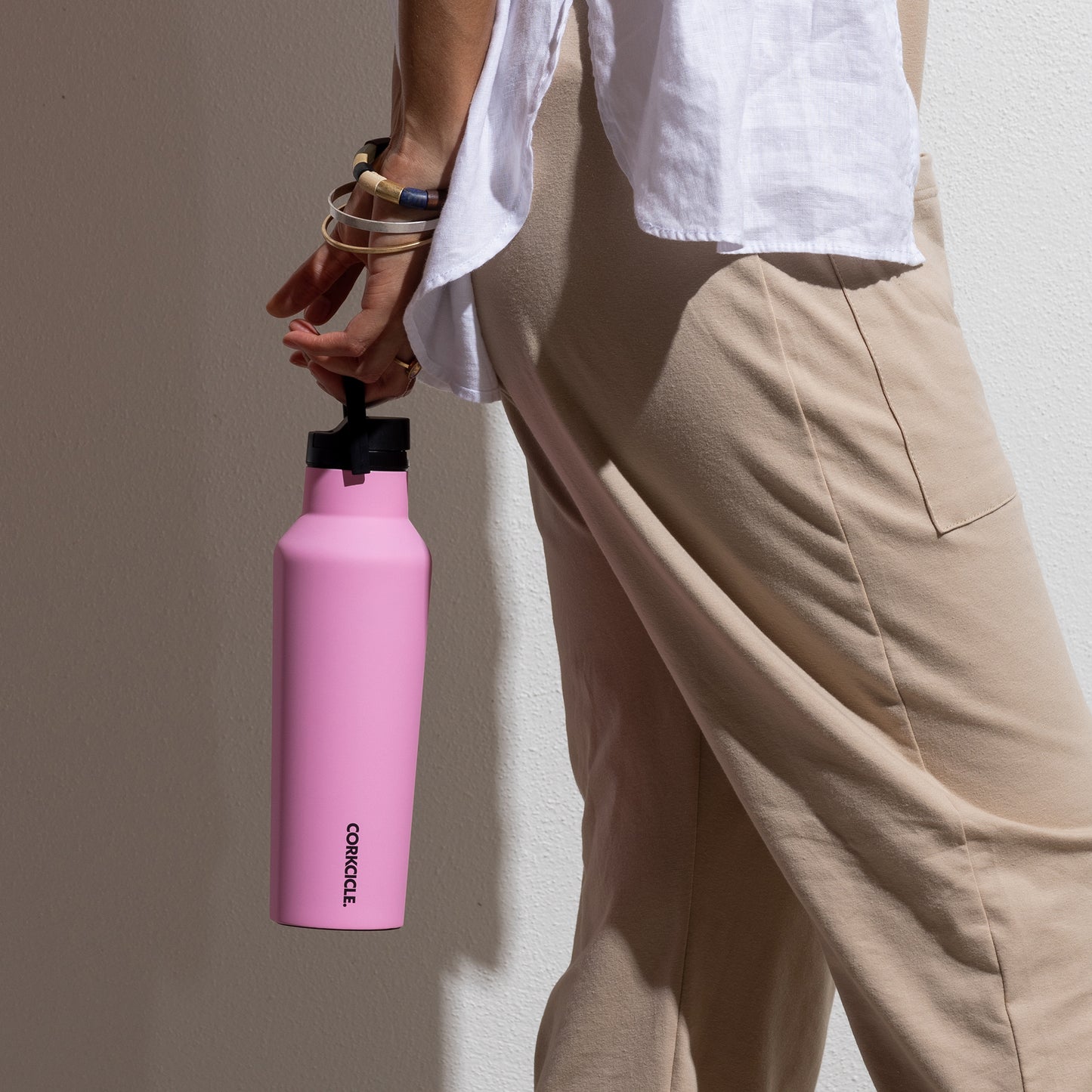 Botella de agua Térmica Sport 600ml Sun Soaked Pink