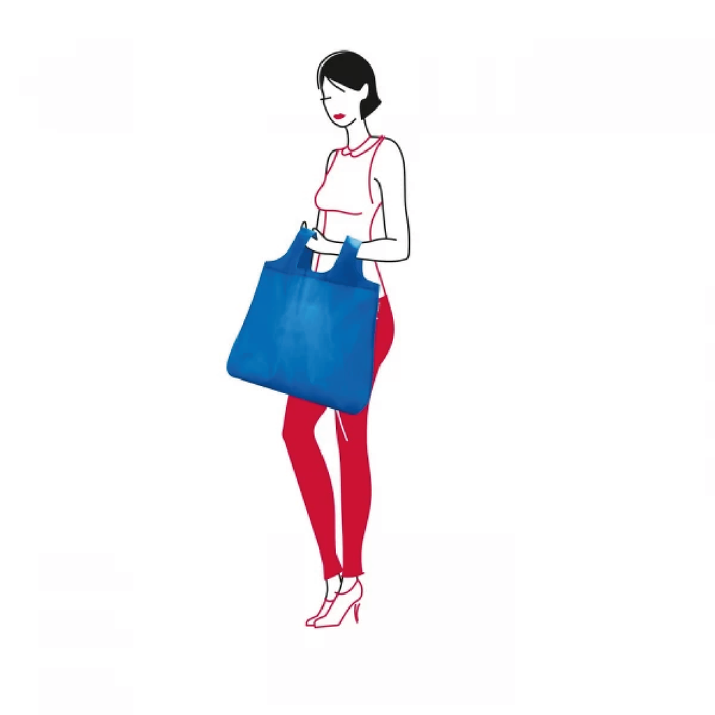 Bolsa de Compras plegable  pockets - Blue