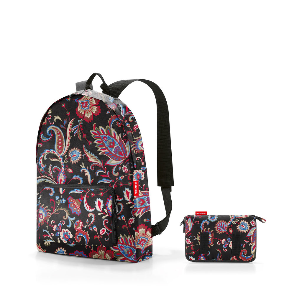 Mochila plegable - paisley black