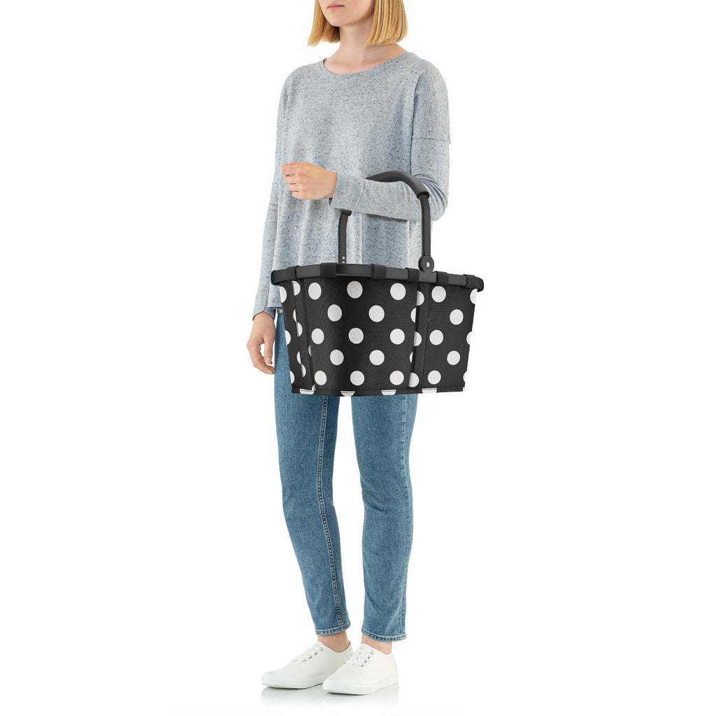 Canasto de compras carrybag - dots white