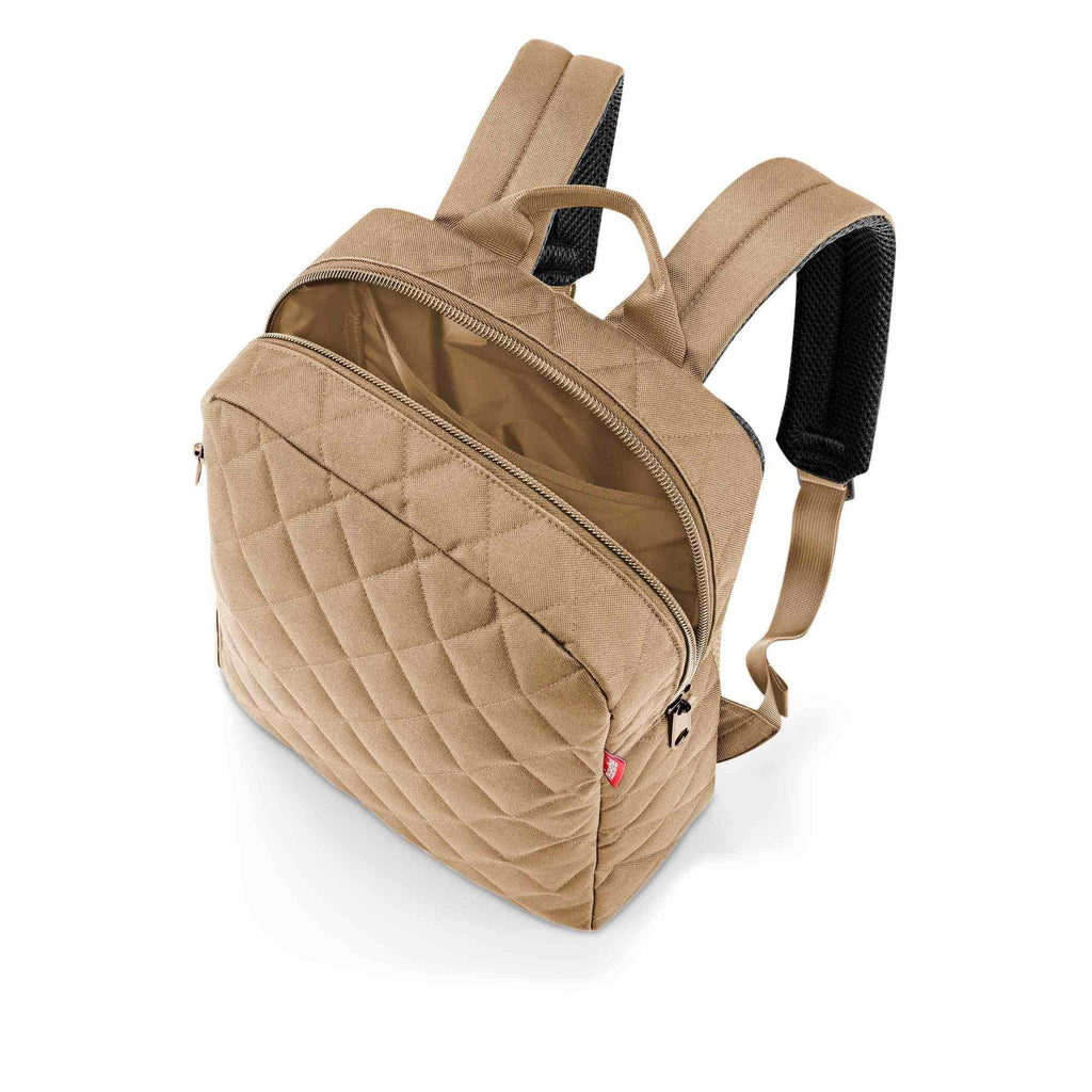 Mochila classic M rhombus - ginger