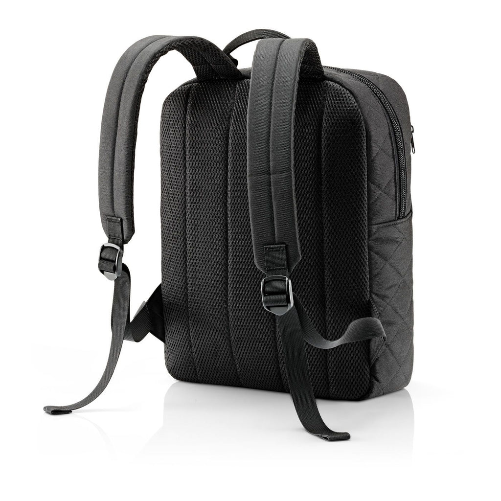 Mochila classic M rhombus - black