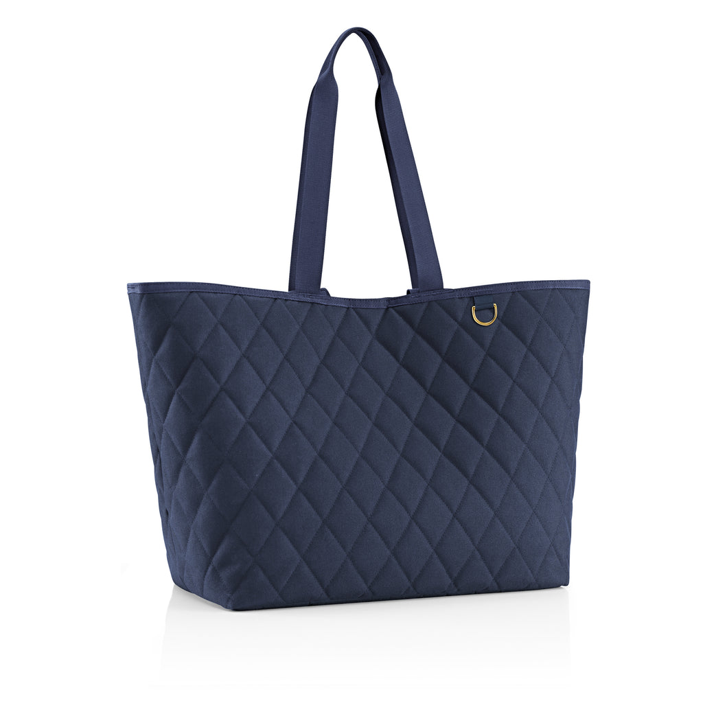 Cartera shopper XL rhombus - midnight gold