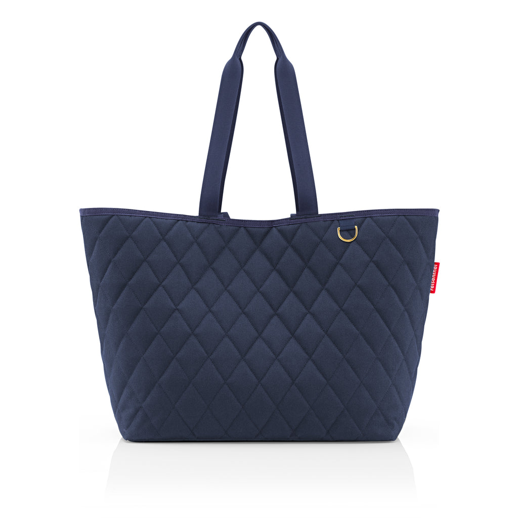 Cartera shopper XL rhombus - midnight gold