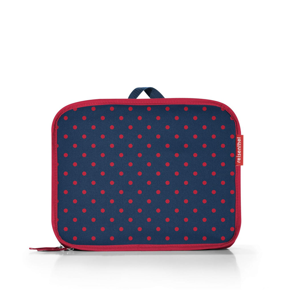 Carrito de compras plegable foldabletrolley mixed dots red