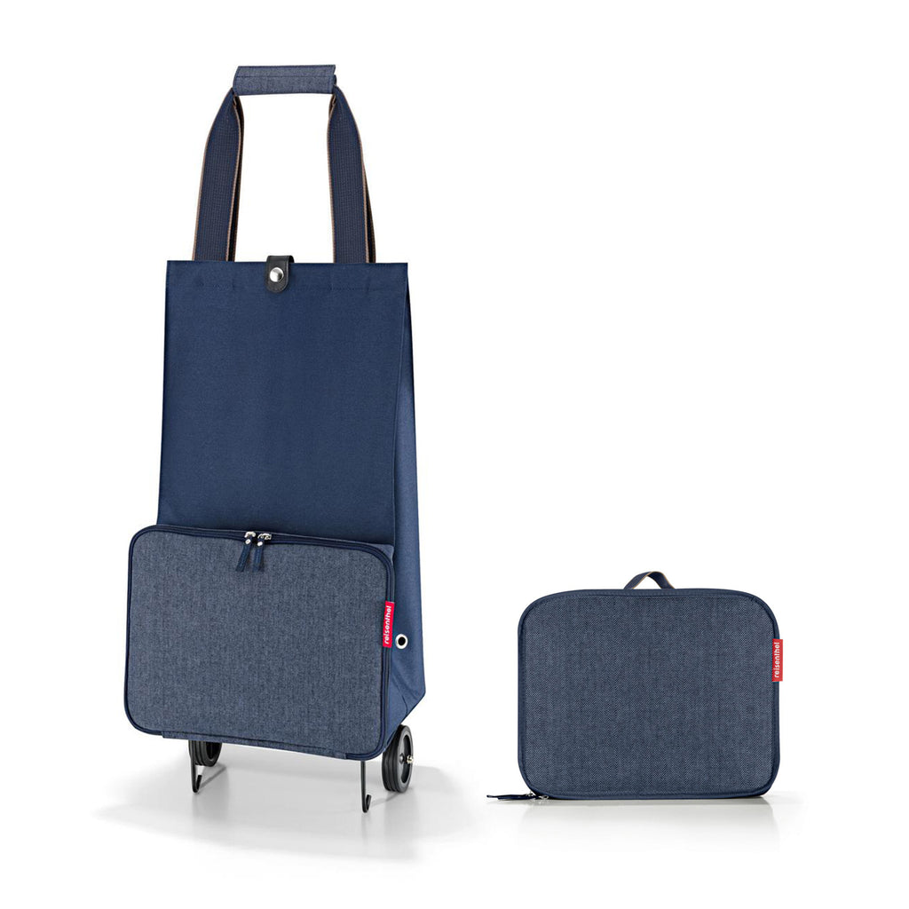 Carrito de compras plegable Foldabletrolley - herringbone dark blue