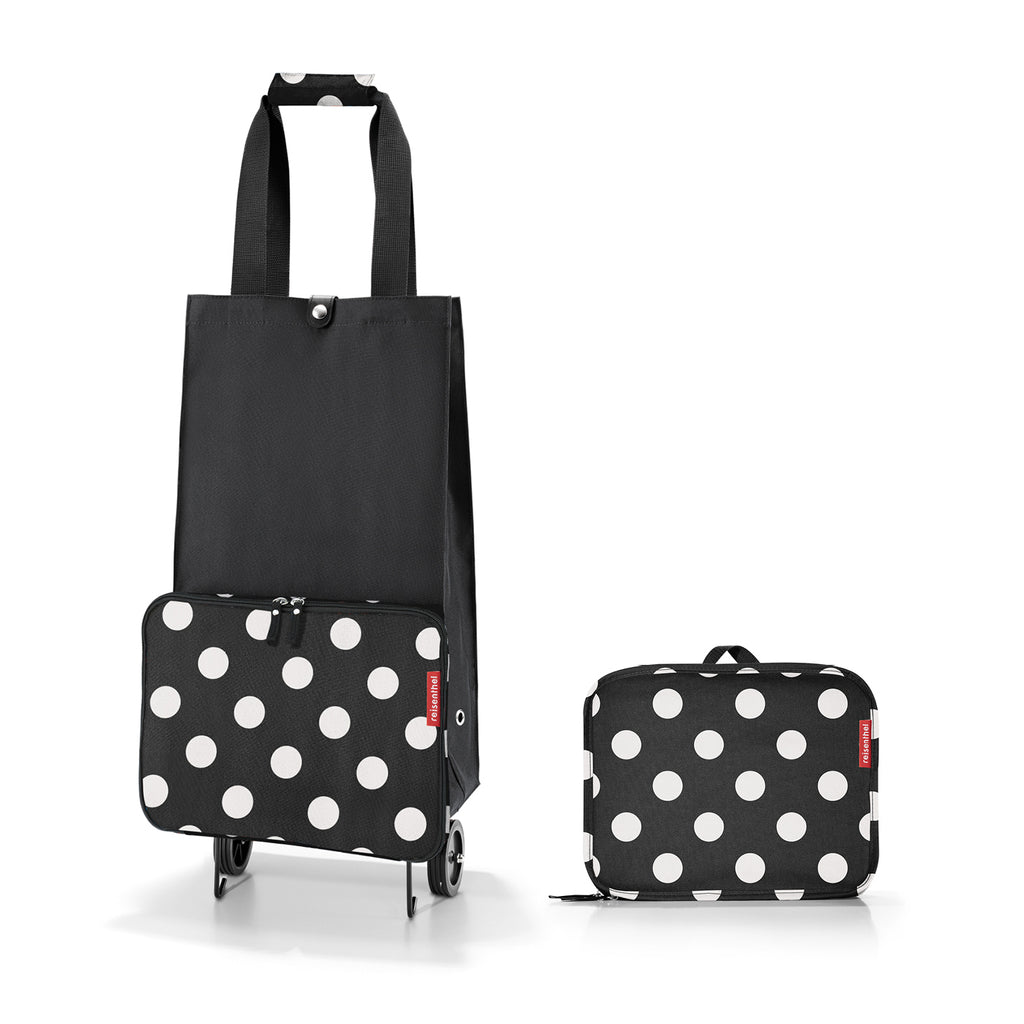 Carrito de compras plegable Foldabletrolley - dots white