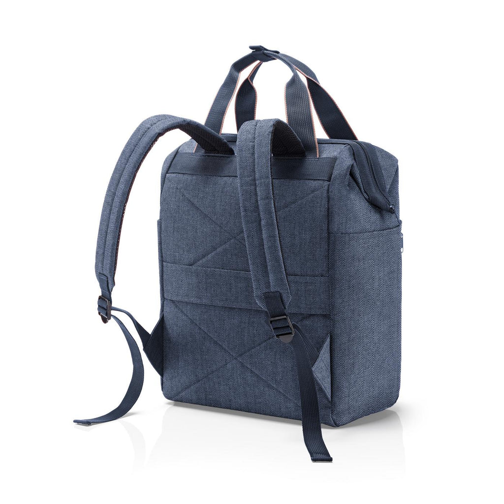 Mochila allrounder R large - herringbone dark blue