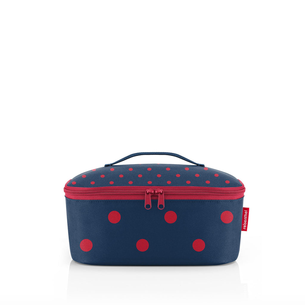 Cooler coolerbag M pocket - mixed dots red