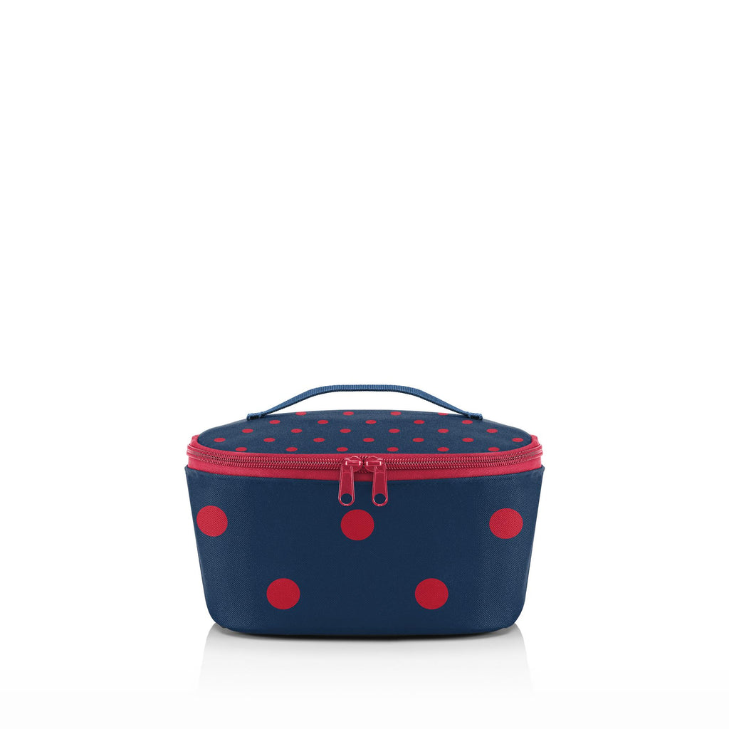 Mini Cooler coolerbag S pocket - mixed dots red