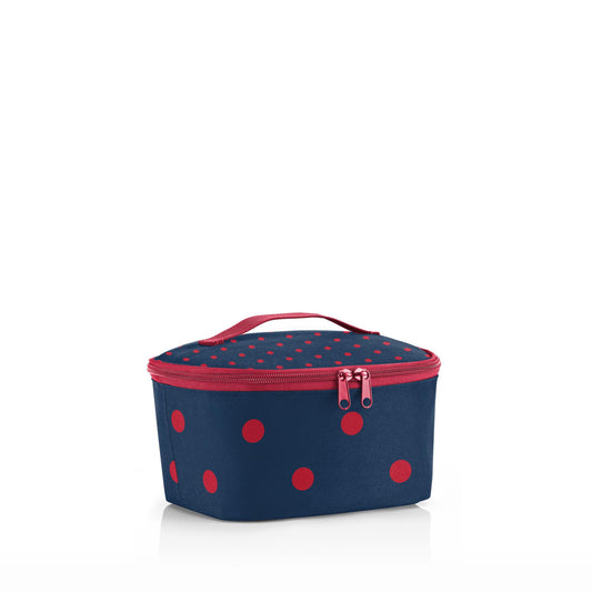 Mini Cooler coolerbag S pocket - mixed dots red