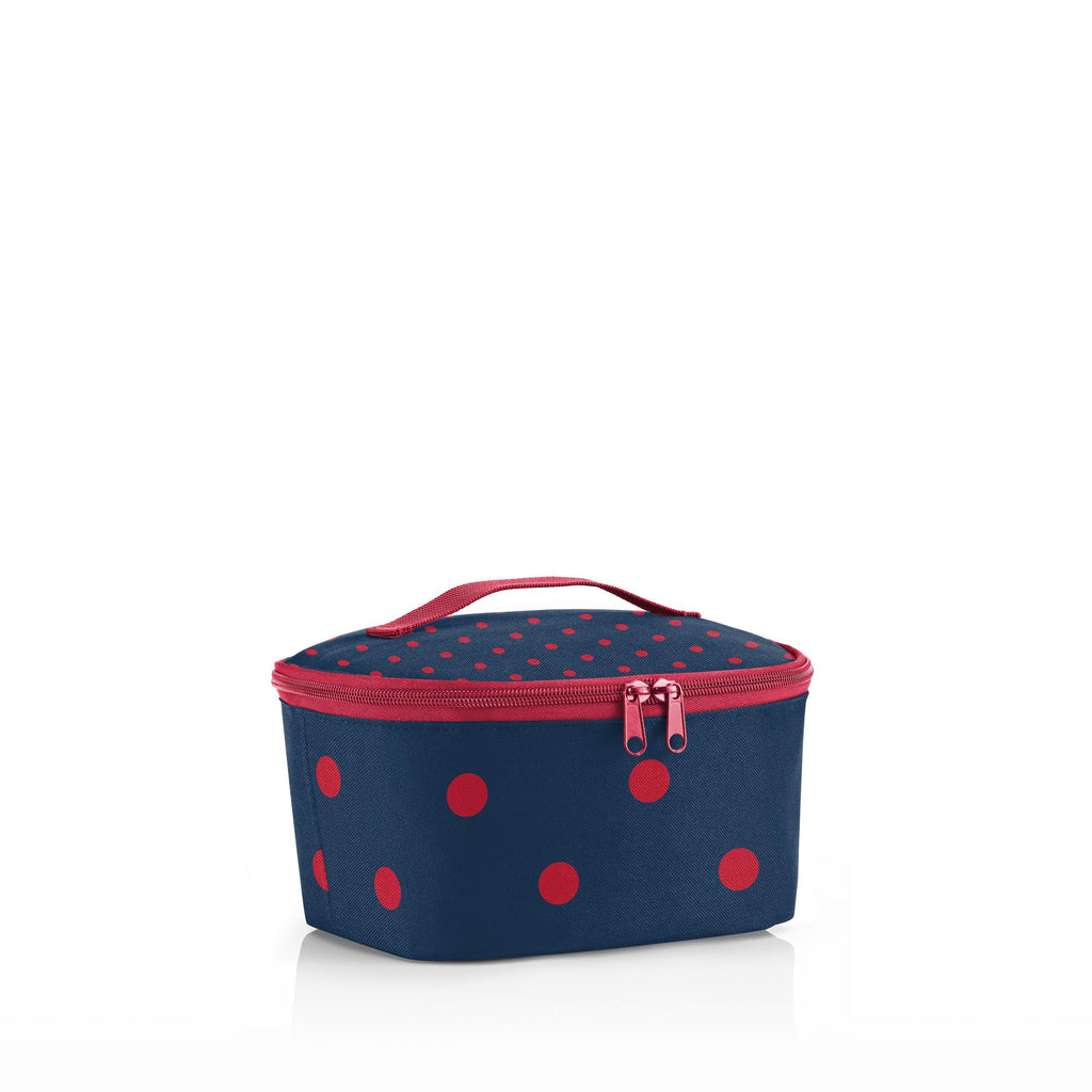 Mini Cooler coolerbag S pocket - mixed dots red