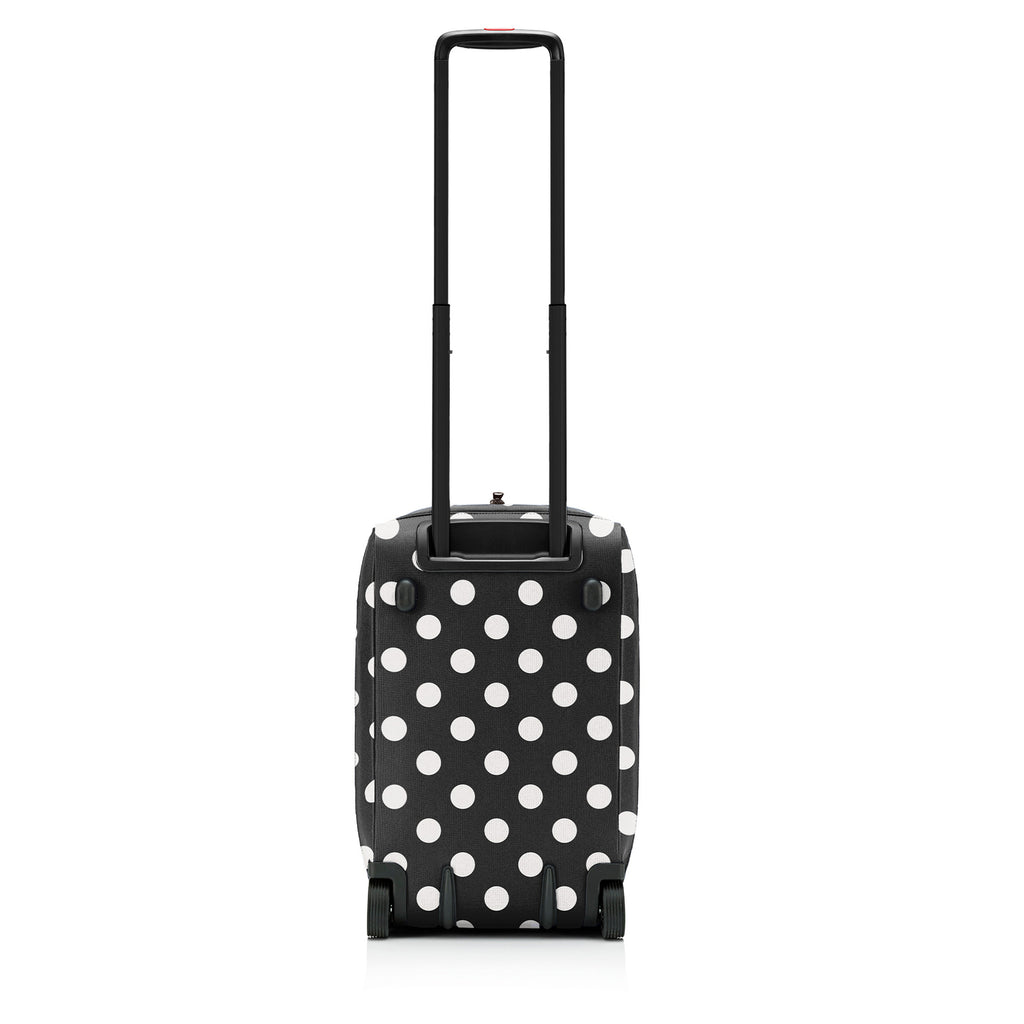 Bolso de viaje con ruedas trolley M - dots white