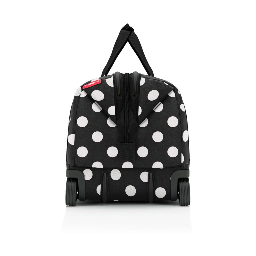 Bolso de viaje con ruedas trolley M - dots white