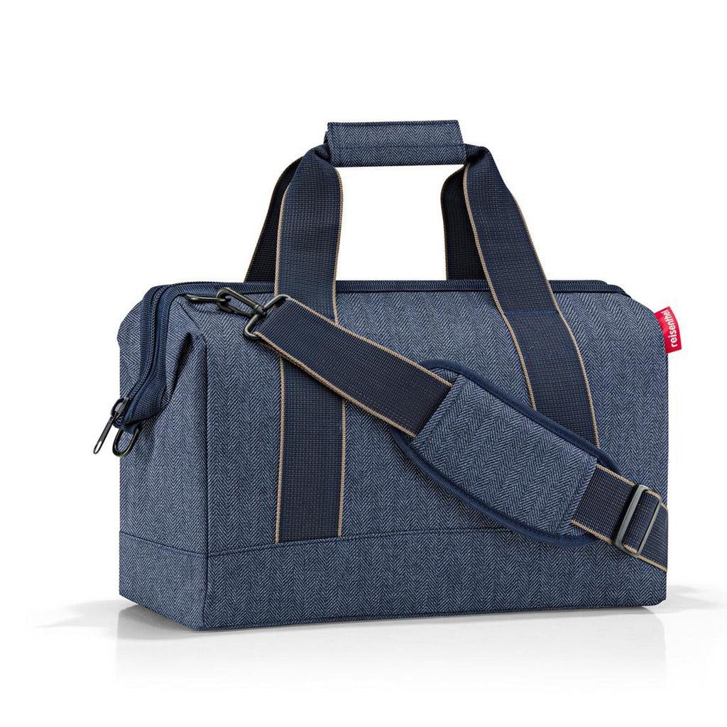 Bolso de viaje allrounder M - herringbone dark blue