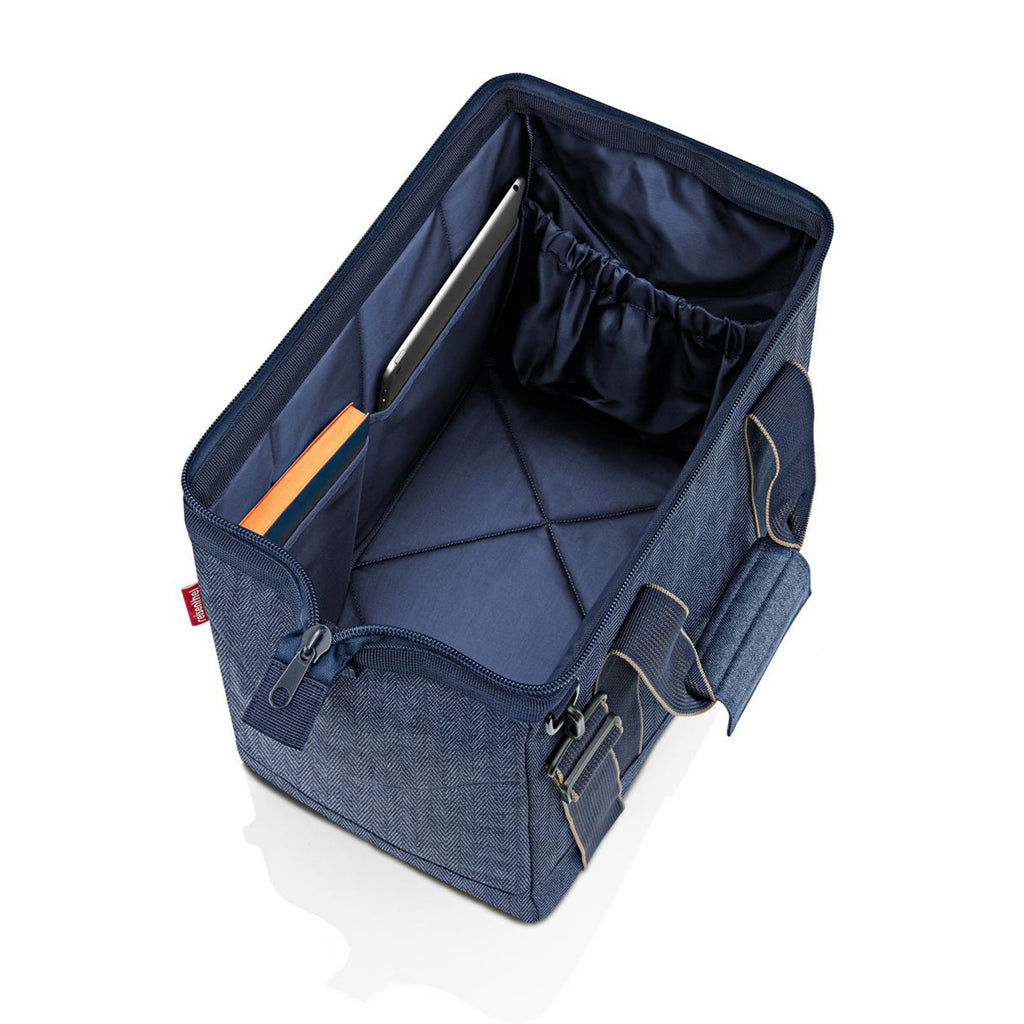 Bolso de viaje allrounder M - herringbone dark blue